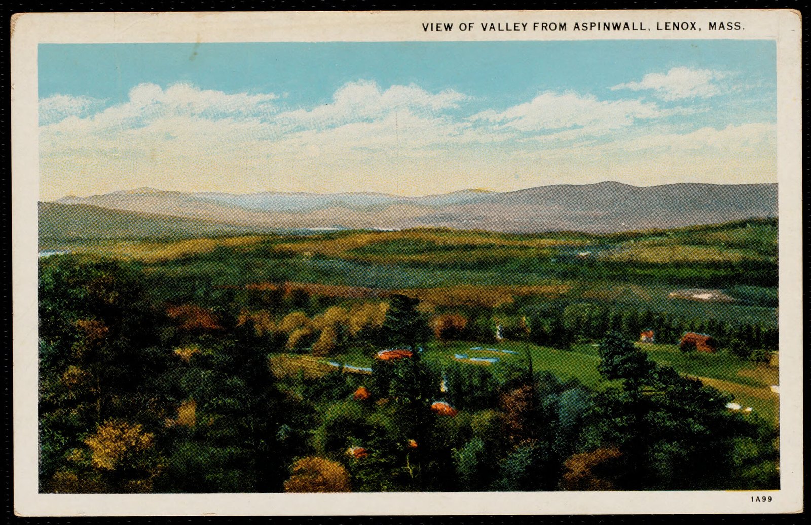 Aspinwall Hotel: view of valley. about 1902–1931.