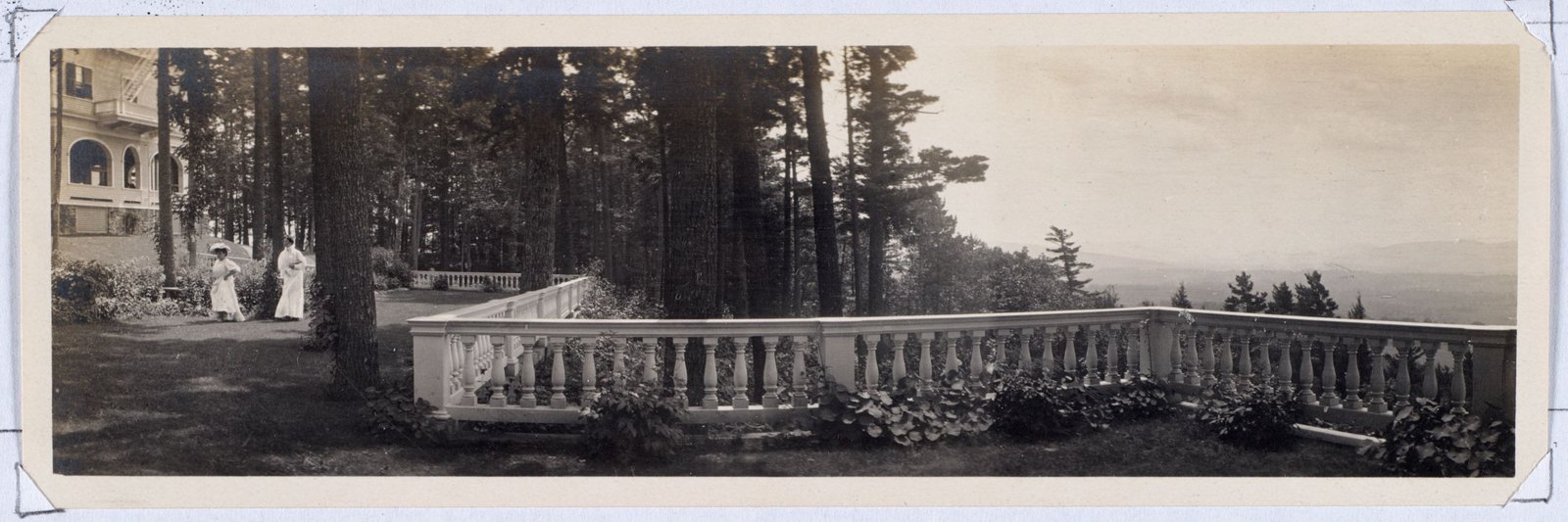 Aspinwall Hotel: Italian garden & landscape. August 1906.