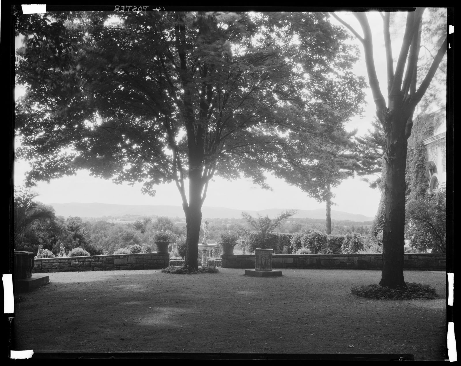 Bellefontaine: garden overlook. 1931.