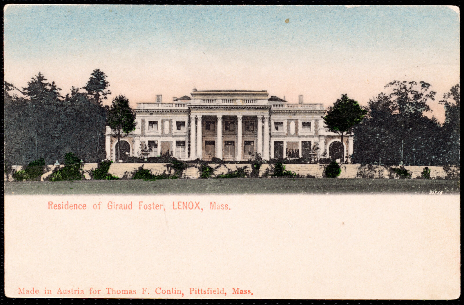 Bellefontaine: house view. about 1897–1907.