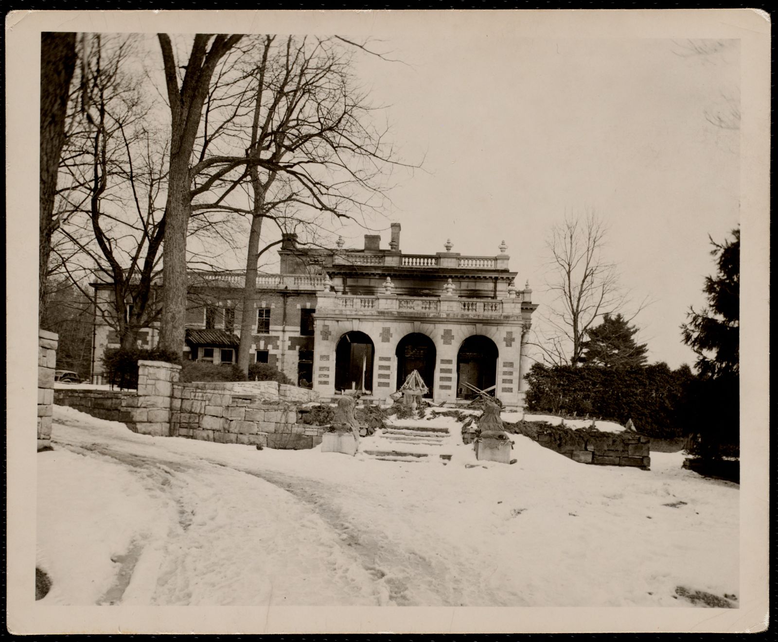 Bellefontaine: after 1949 fire. about 1949.