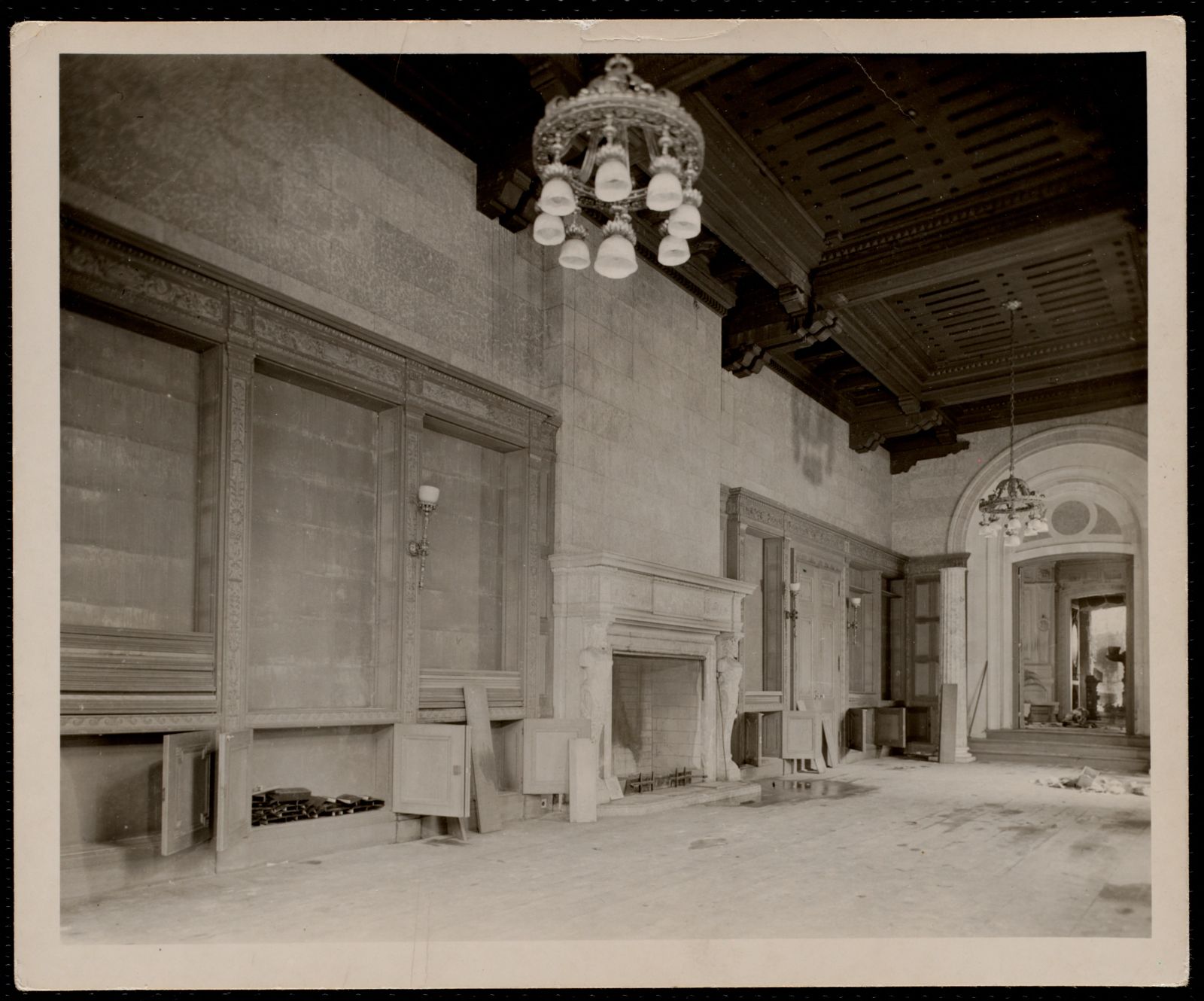 Bellefontaine: after 1949 fire. about 1949.