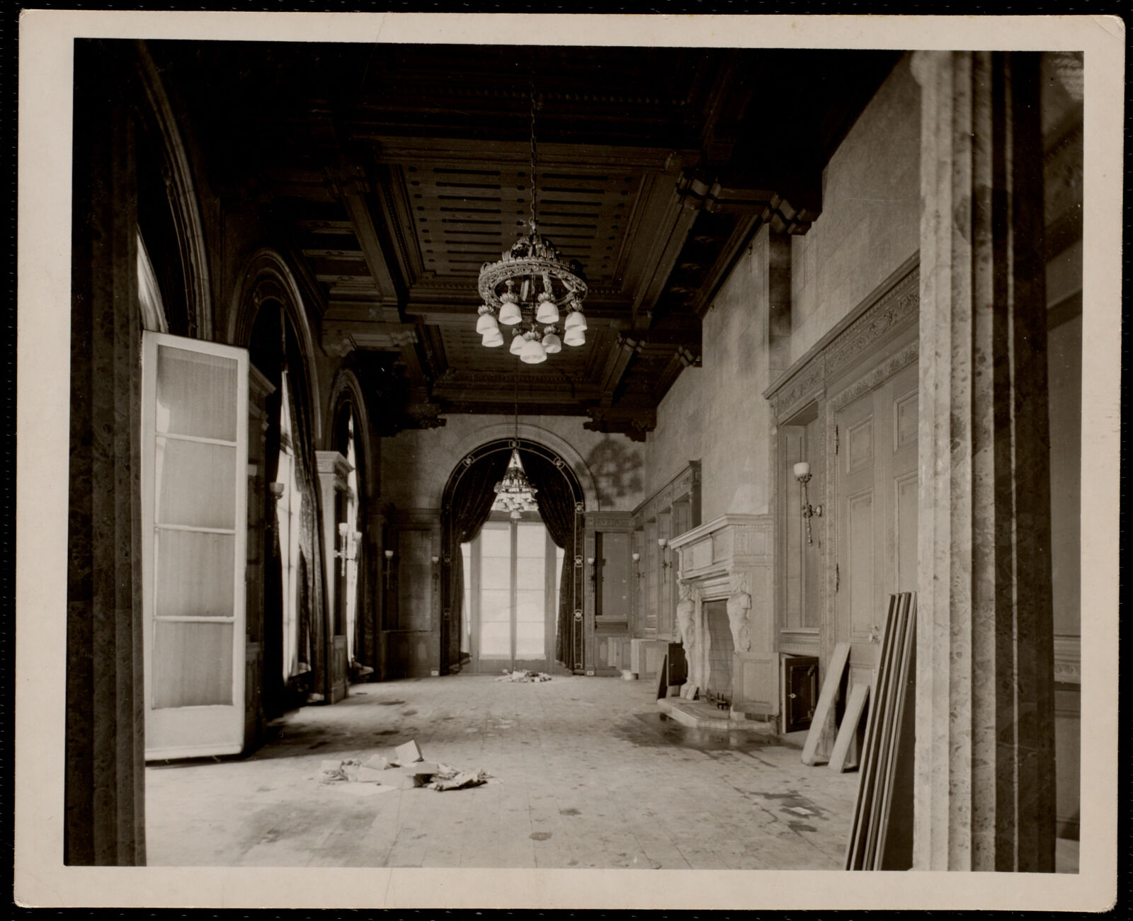 Bellefontaine: after 1949 fire. about 1949.
