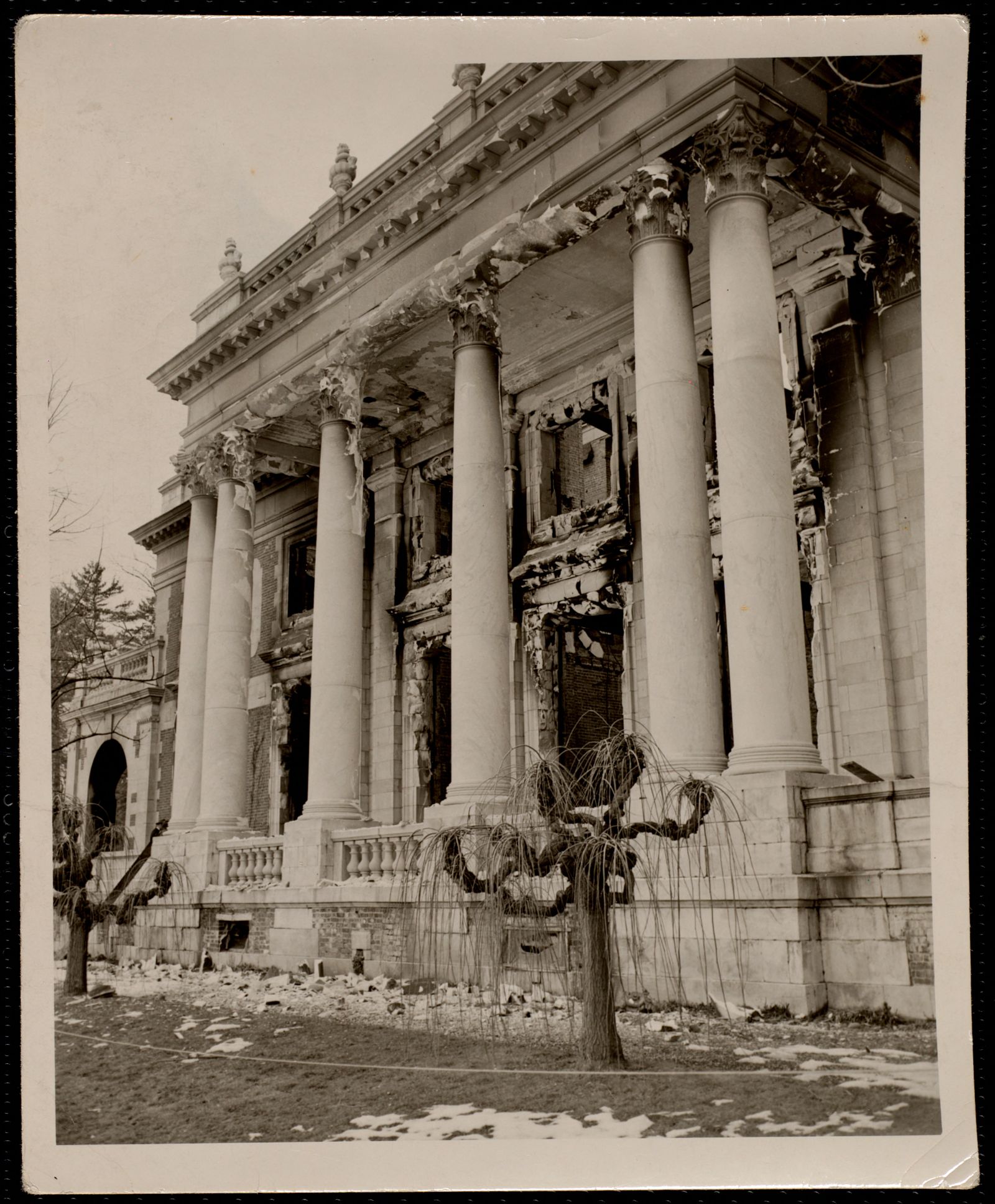 Bellefontaine: after 1949 fire. about 1949.