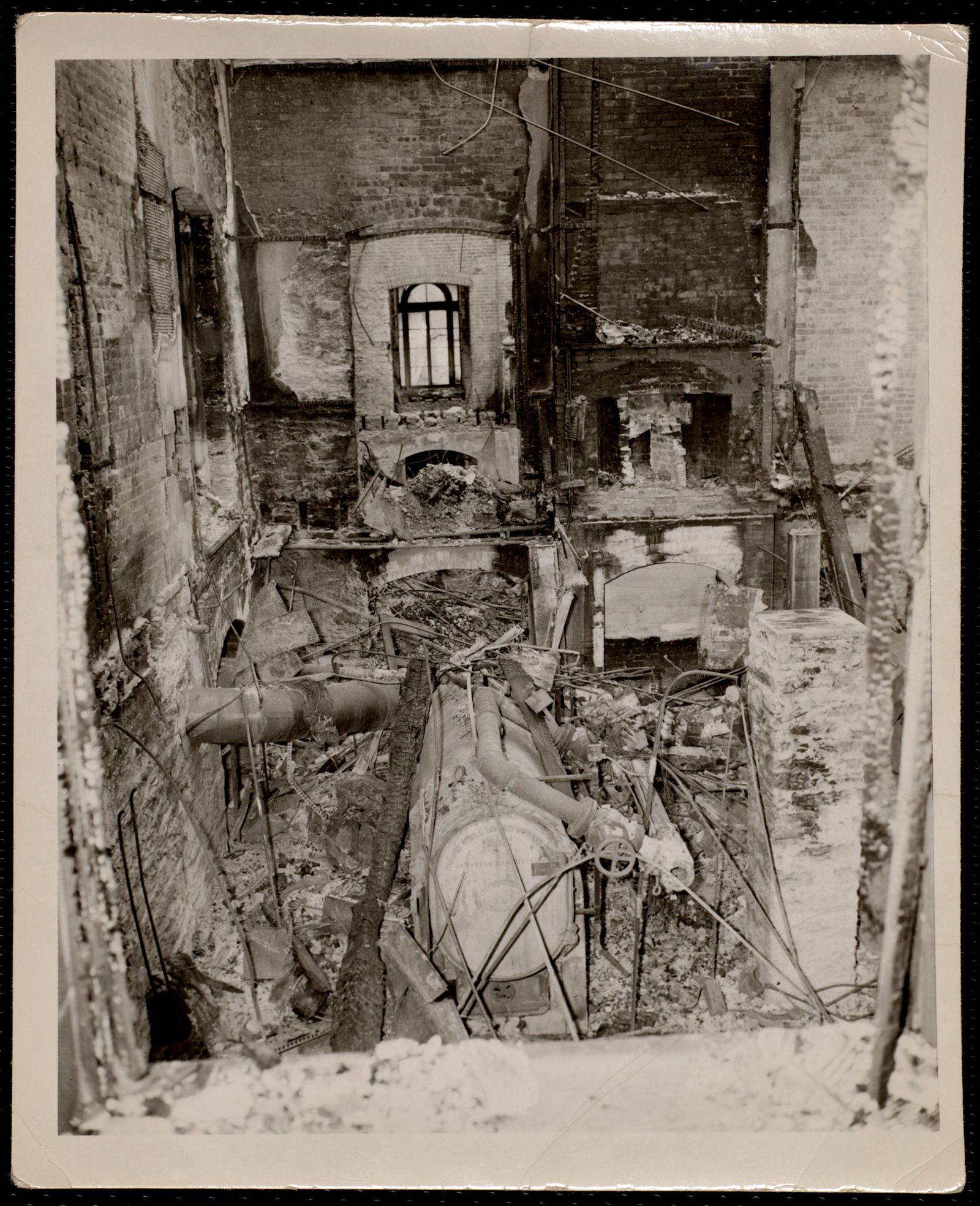 Bellefontaine: after 1949 fire. about 1949.