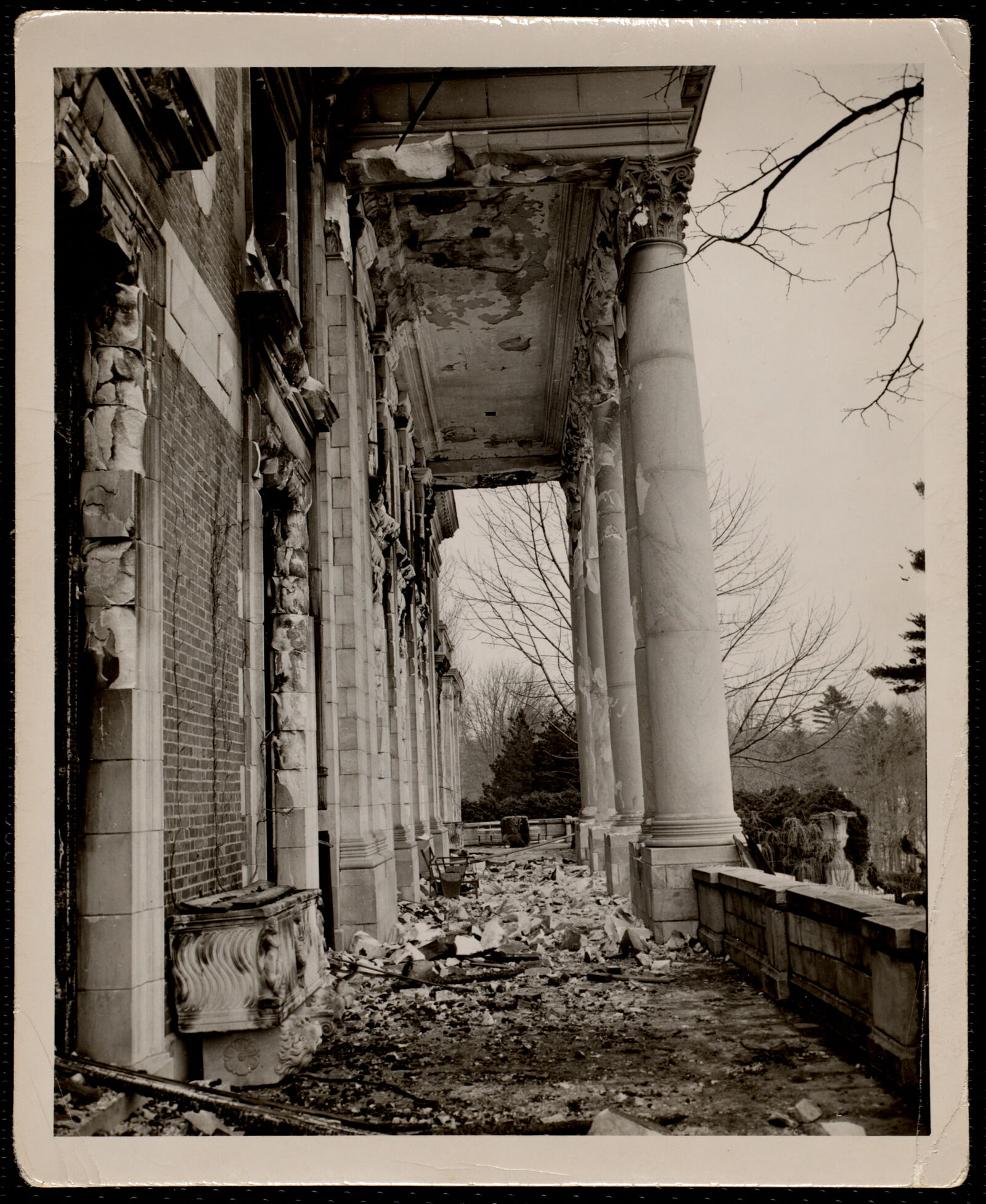 Bellefontaine: after 1949 fire. about 1949.