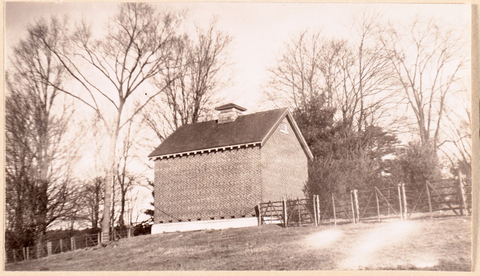 Brookhurst: ice house. February 1938.