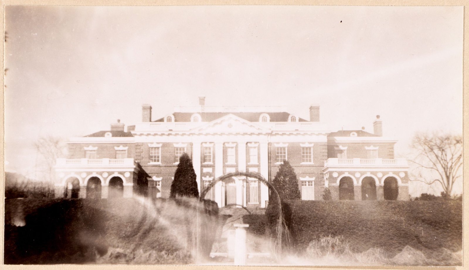 Brookhurst: residence, south elevation. February 1938.
