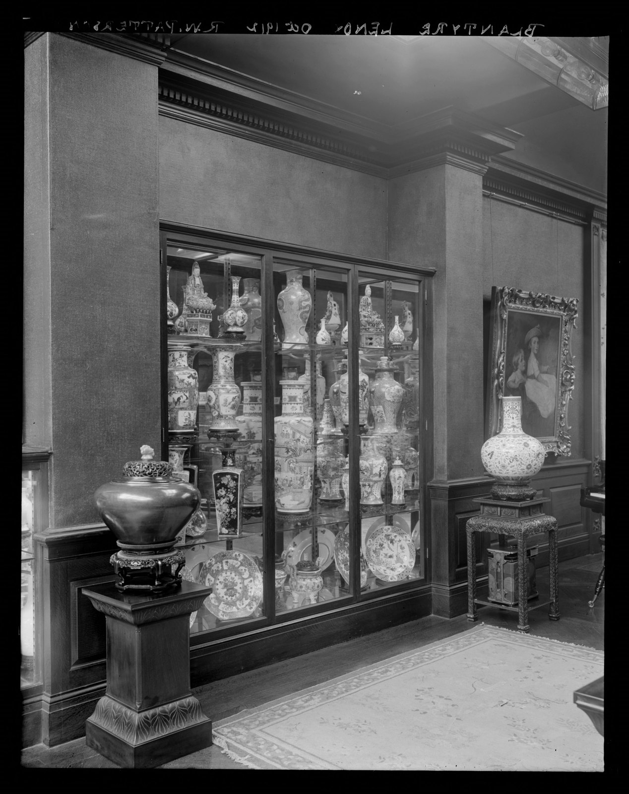 Blantyre: interior/china ware collection. October 1912.