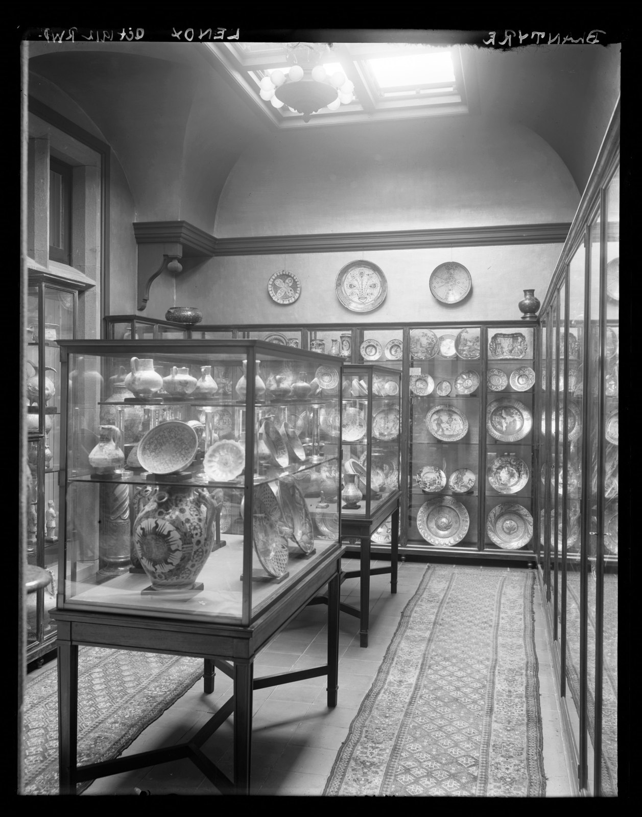 Blantyre: interior/china ware collection. October 1912.