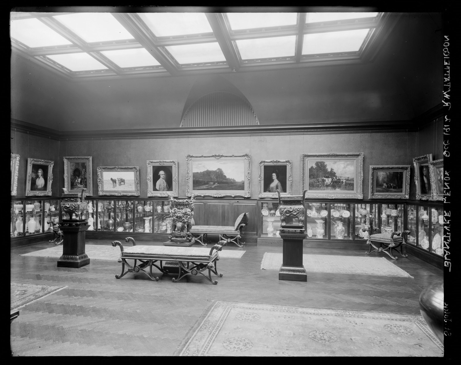 Blantyre: interior/china ware collection. October 1912.