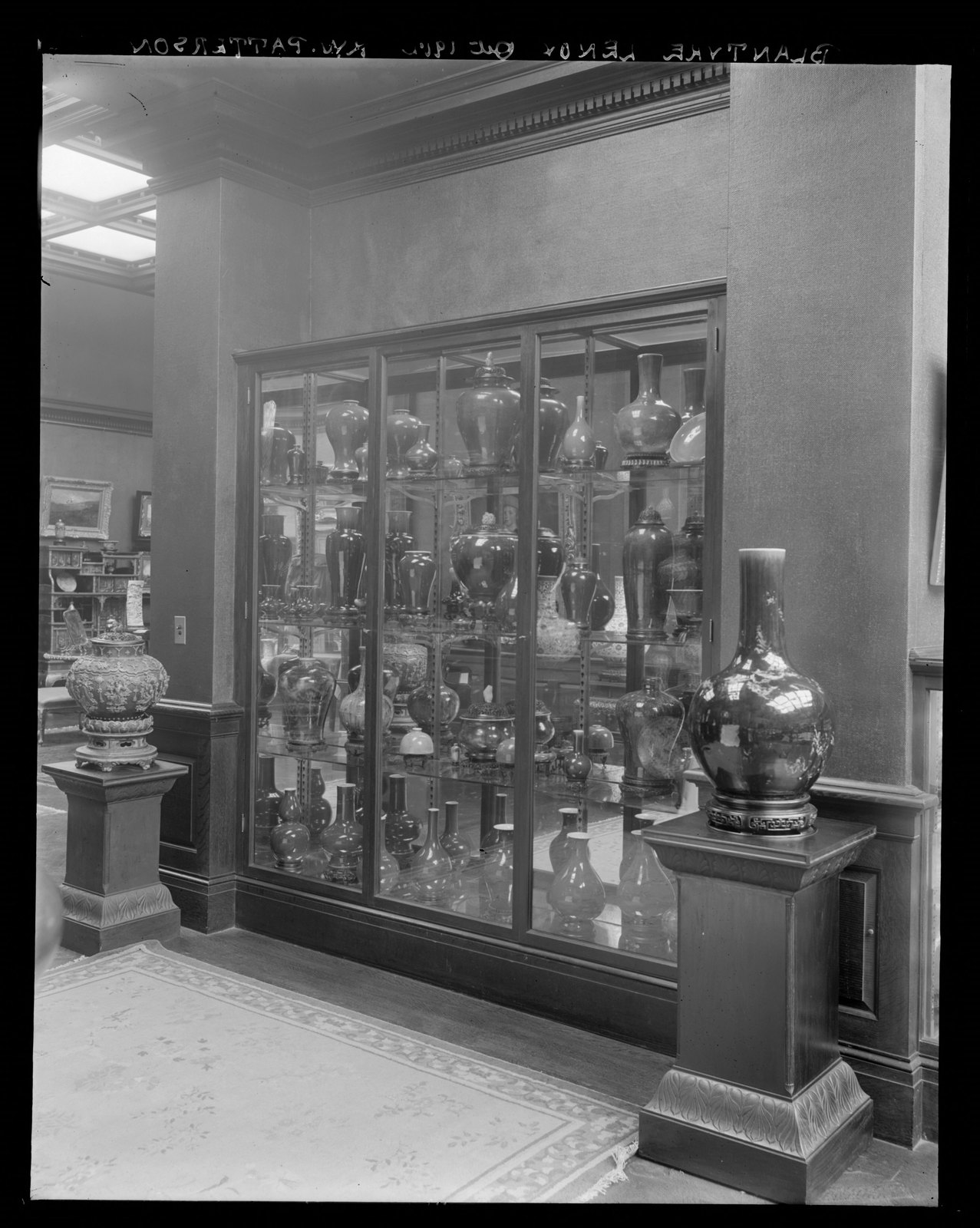 Blantyre: interior/china ware collection. October 1912.