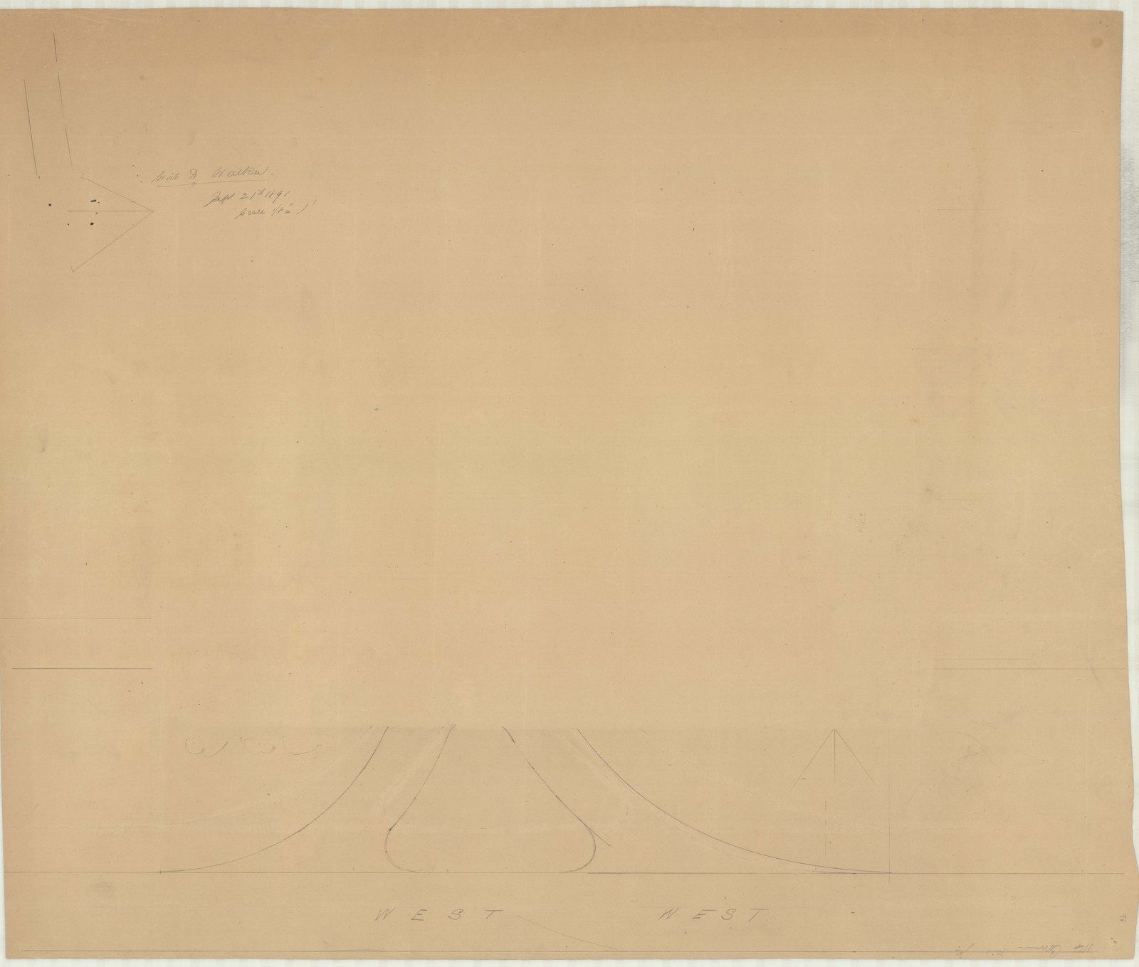 Olmsted job 01092, plan 55front — drive, ground or planting study.