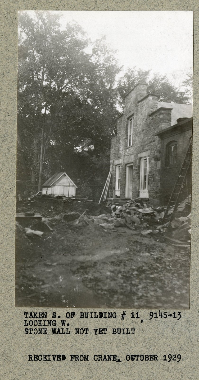 “TAKEN E. OF BUILDING # 11.” Print 9145-13.