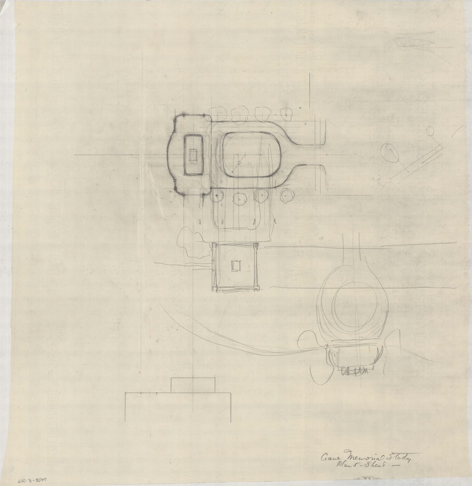 Plan 5, sheet 6, no date. “Crane Memorial Study.”