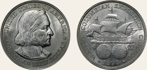 Columbian half dollar, 1893
