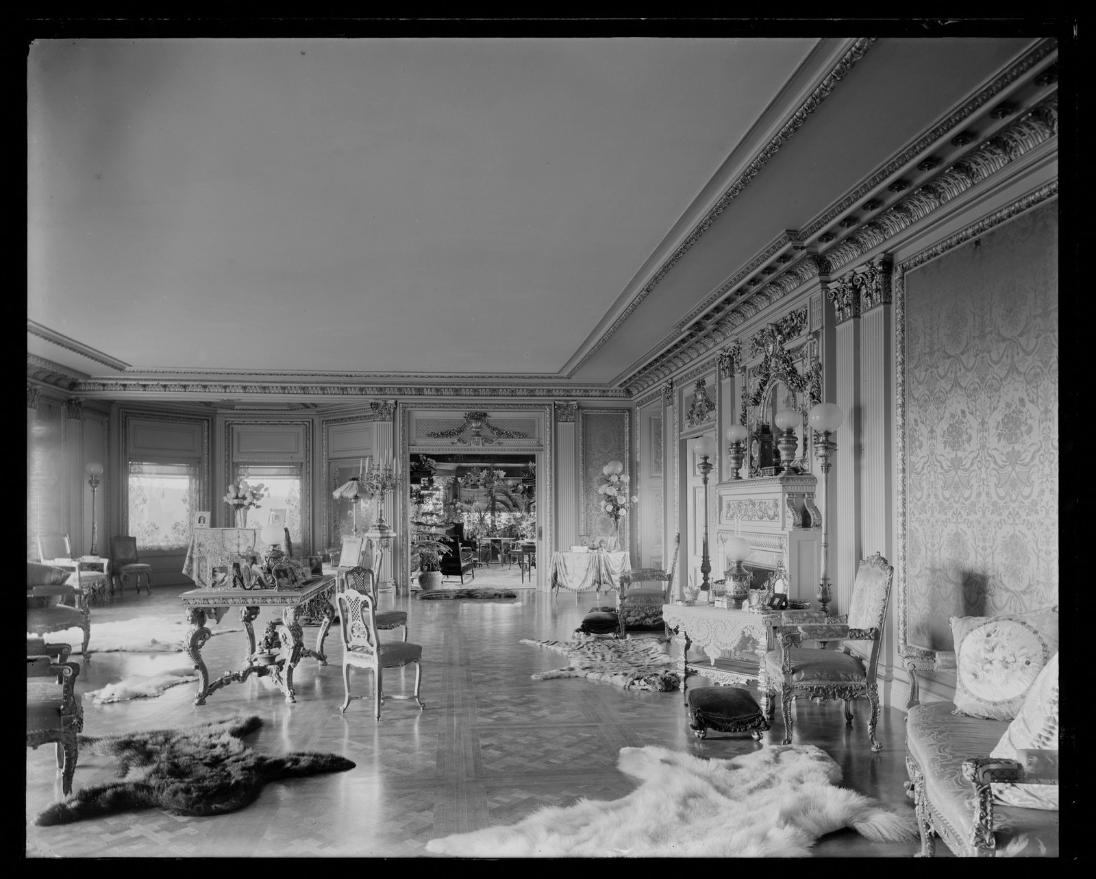Elm Court: drawing room. Edwin Hale Lincoln.