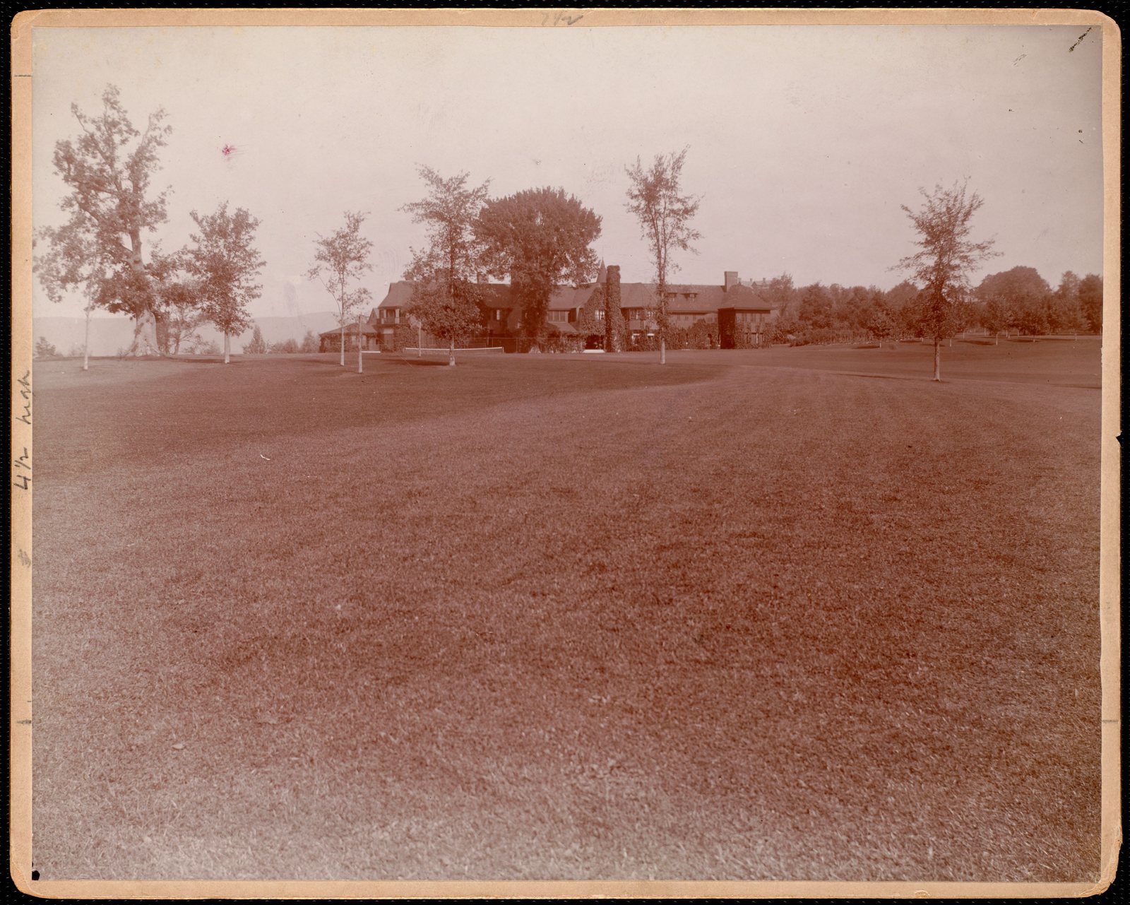 Elm Court: house and lawn. About 1886–1910.