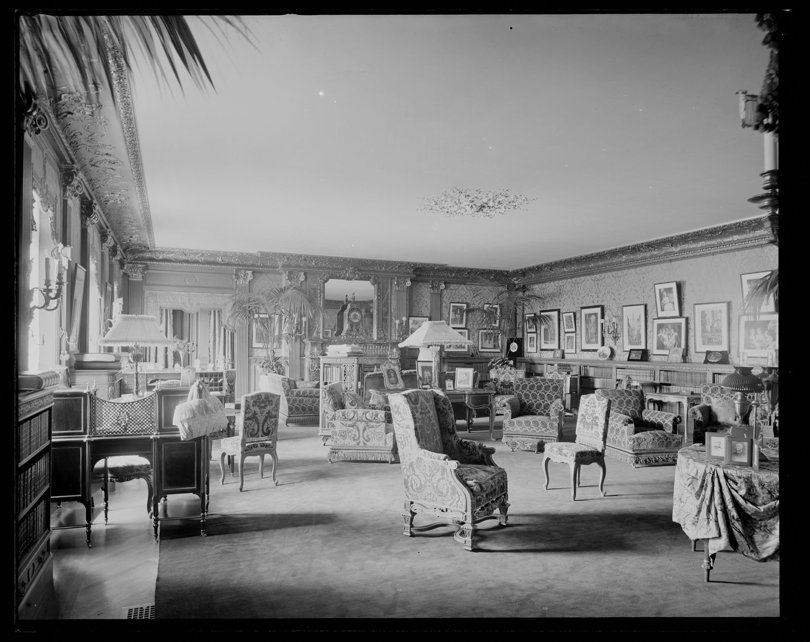 Elm Court: interior. Edwin Hale Lincoln.