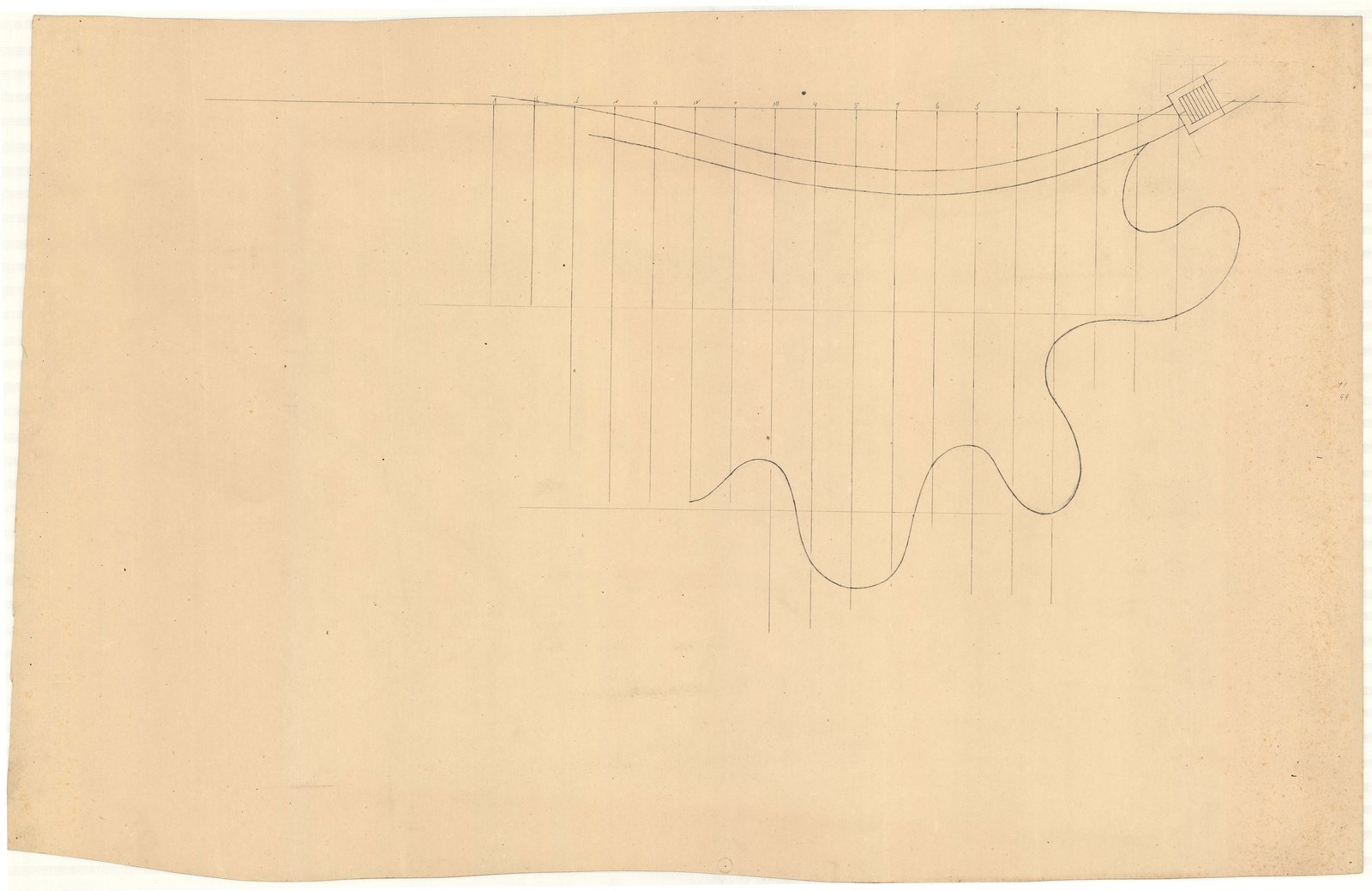 01027-Z25, undated. “W.D. Sloane Esq.; Enlargement of Flower Garden.”