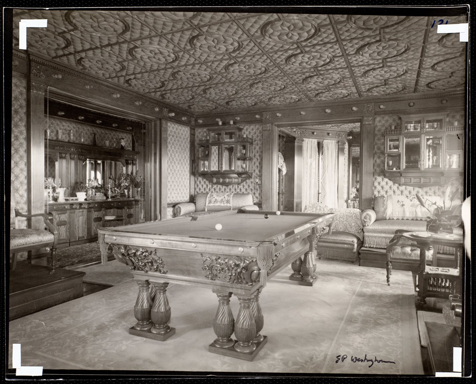 Erskine Park: billiard table.