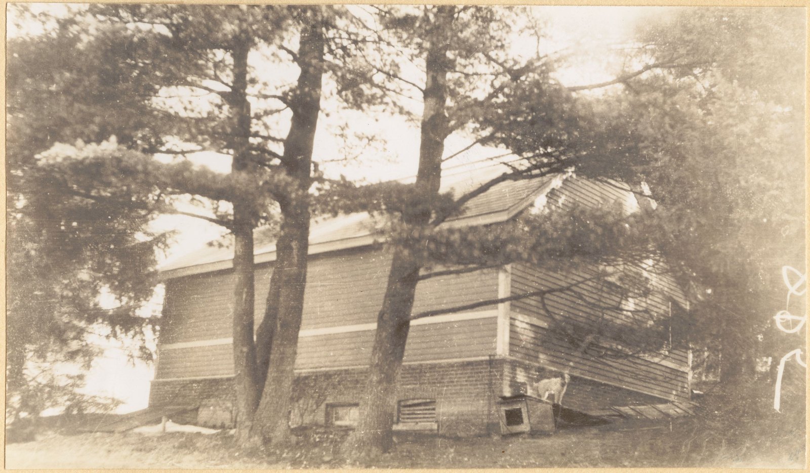 Ethelwyn: storage house. About 1935–1938.