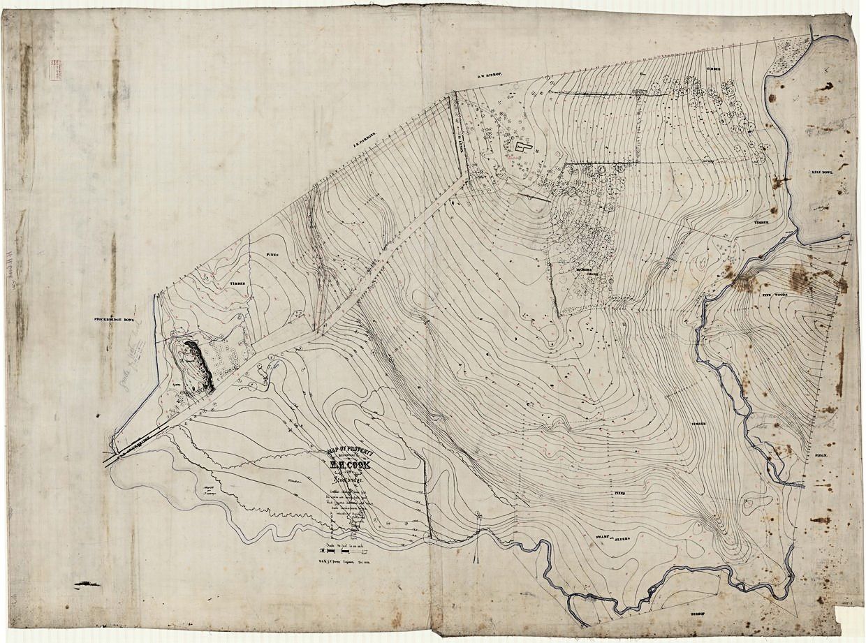 Plan 3, December 1892. W.H. & J.P. Barnes. 45 by 61 inches — the largest sheet in the job.