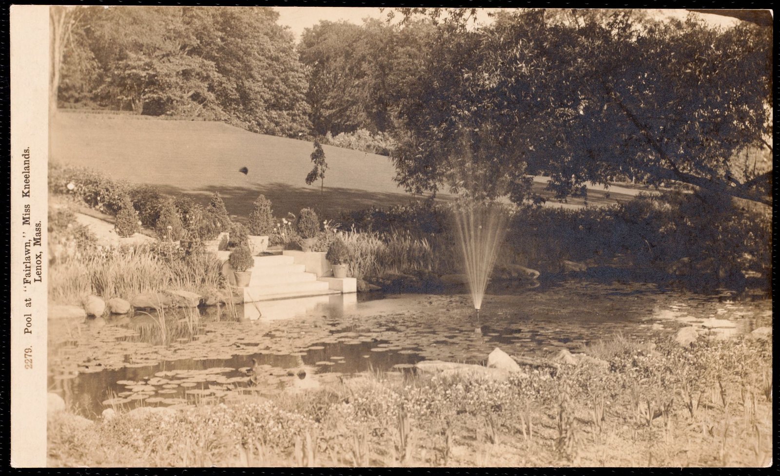 Fairlawn: pool. about 1907–1930.
