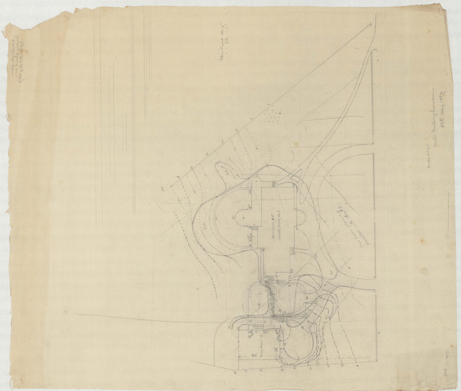 Tracing: the same ground, a second version. Olmsted job 01131.