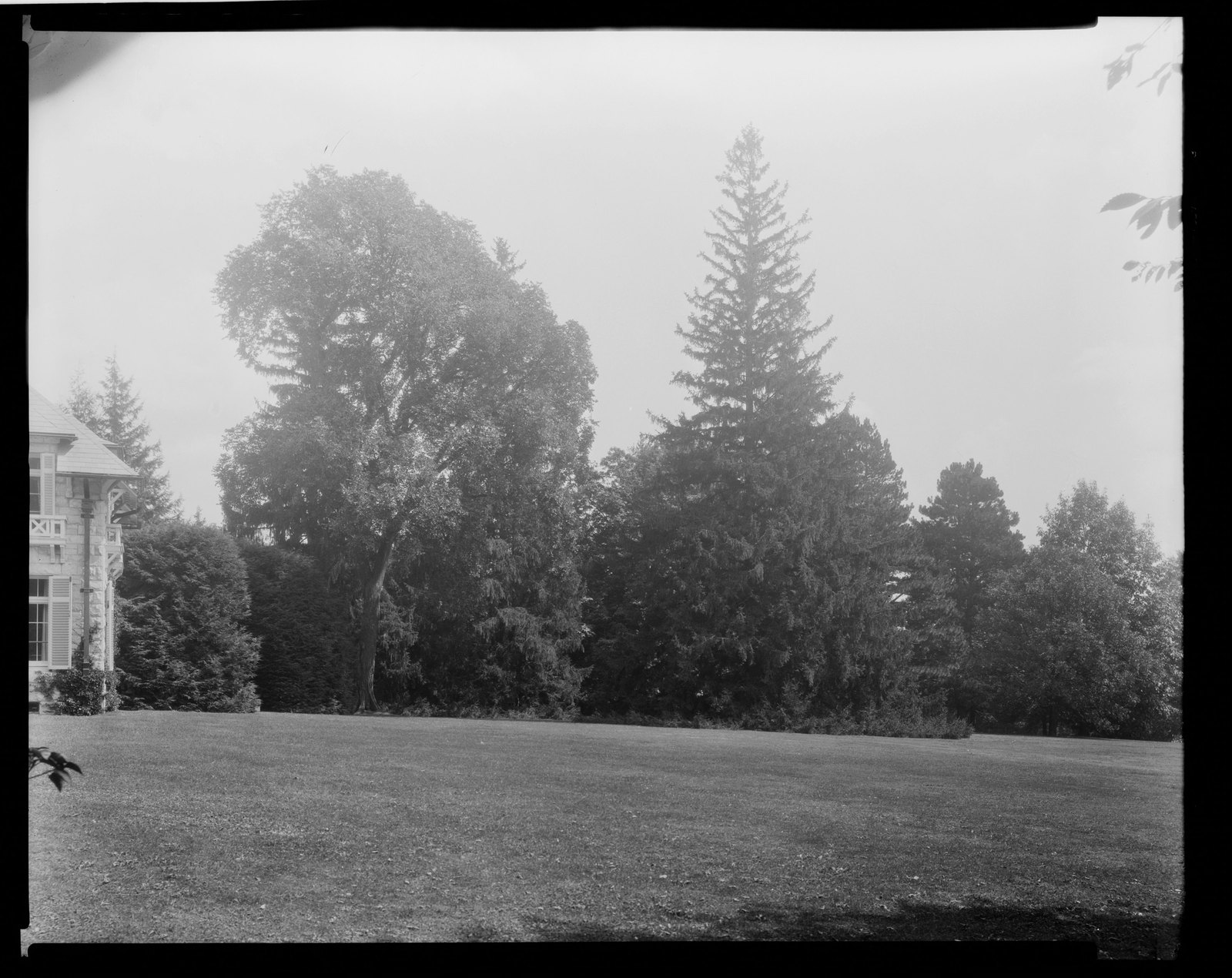 Groton Place: edge of house. about 1930–1936.