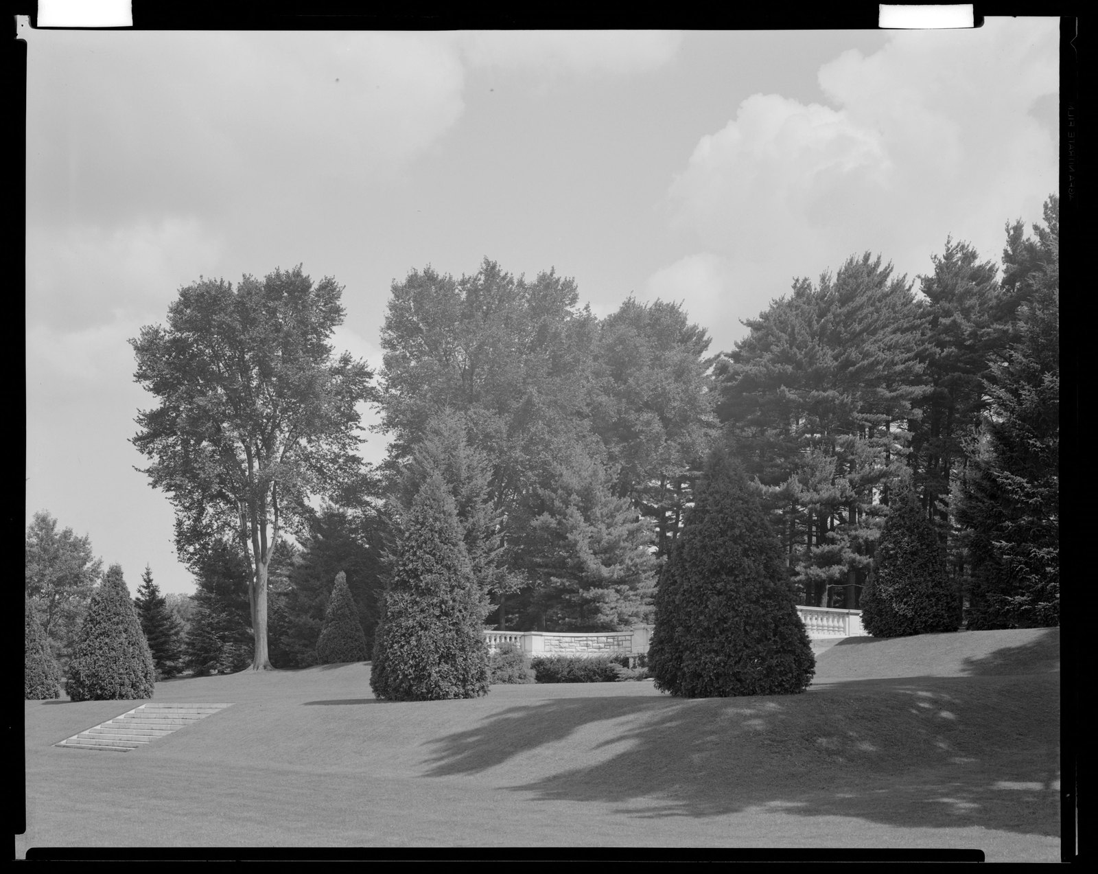 Groton Place: terrace. about 1930–1936.