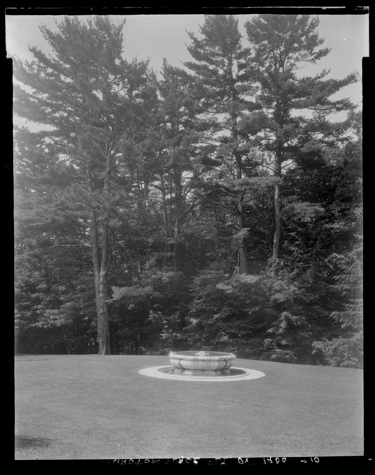 Groton Place: fountain landscape. about 1930?–1936?.