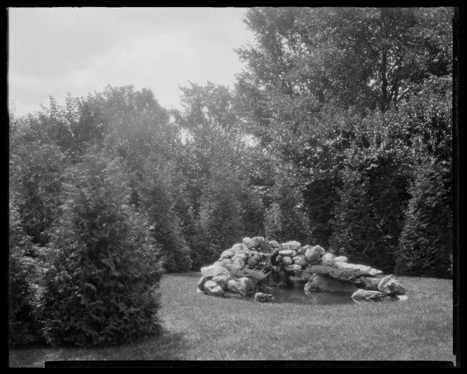 Groton Place: rock pool landscape. about 1930–1936.