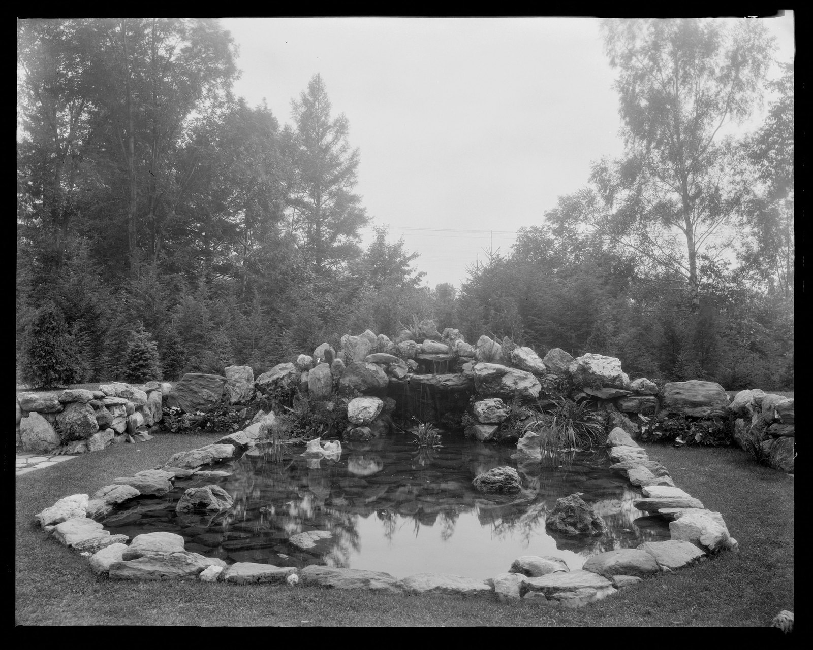 Groton Place: rock pool landscape. about 1930–1936.