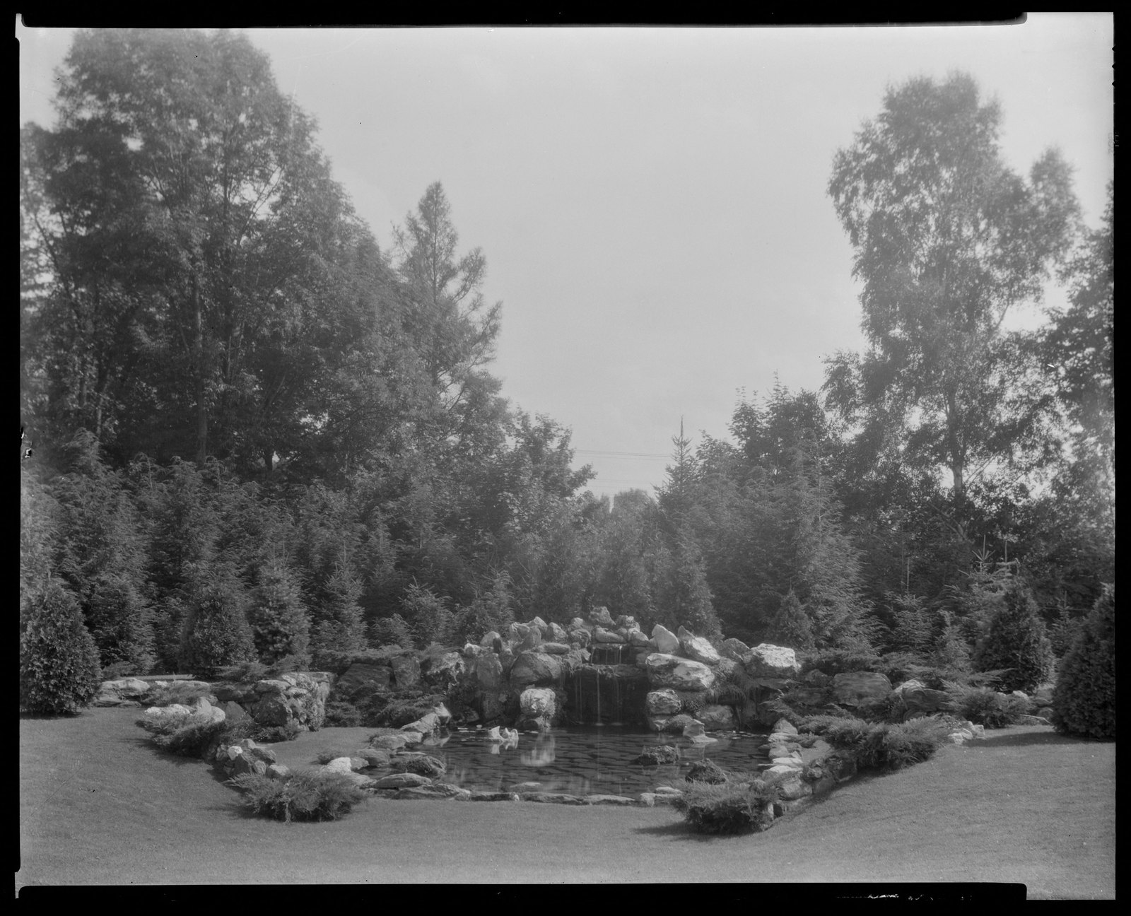 Groton Place: rock pool landscape. about 1930–1936.