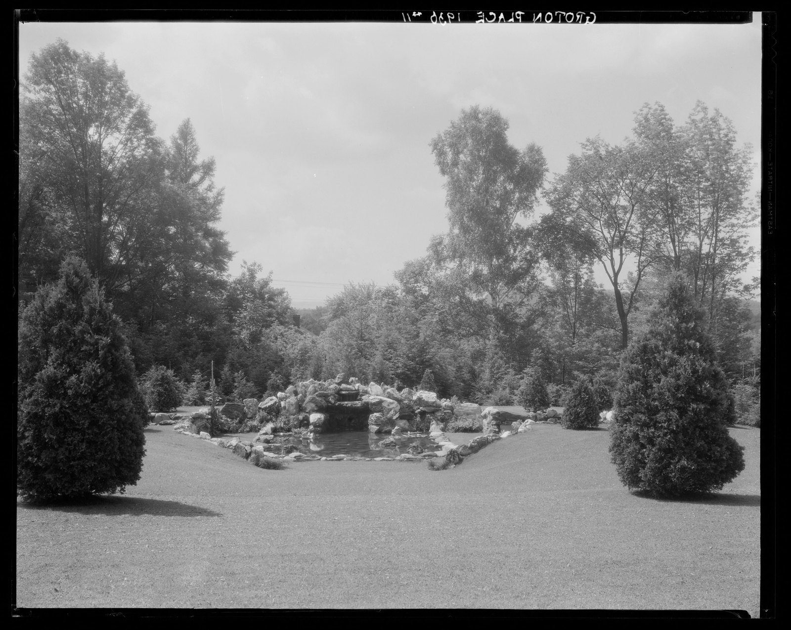 Groton Place: fountain landscape. 1930.