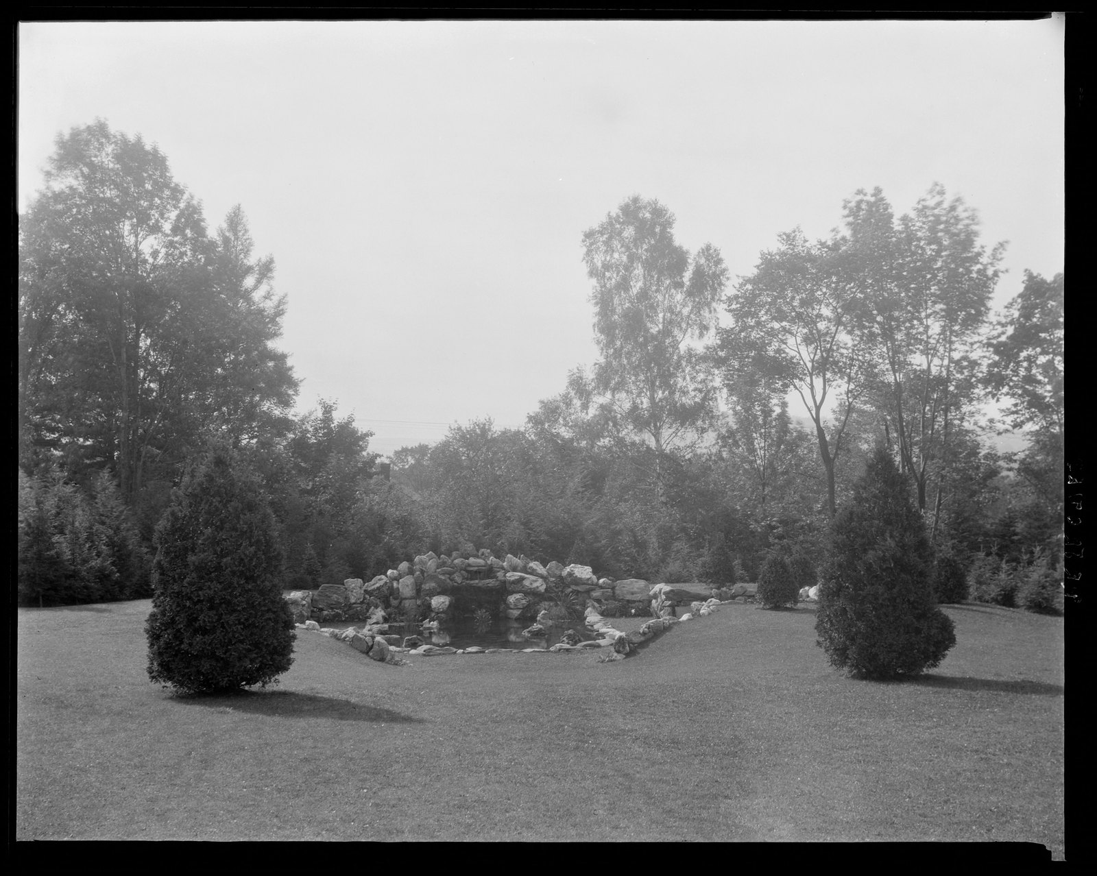 Groton Place: rock pool landscape. about 1930–1936.
