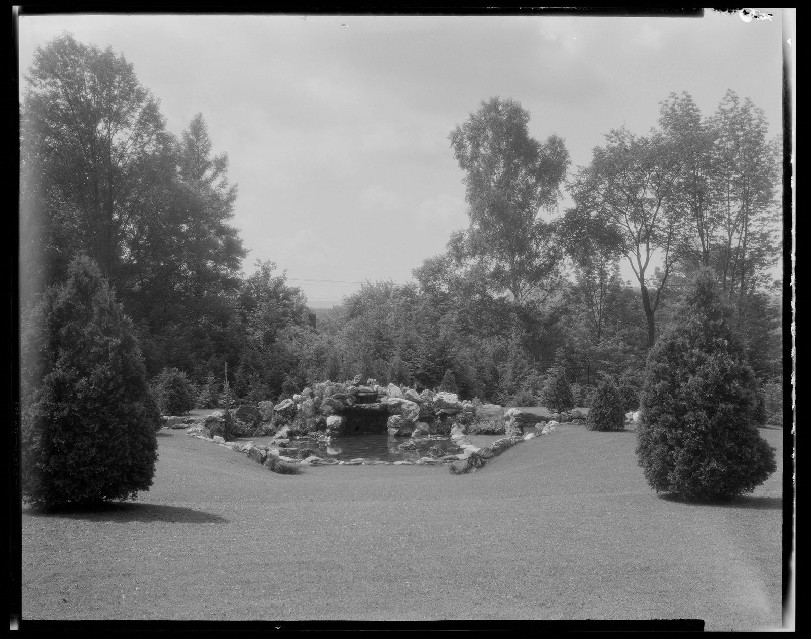Groton Place: rock pool landscape. about 1930–1936.