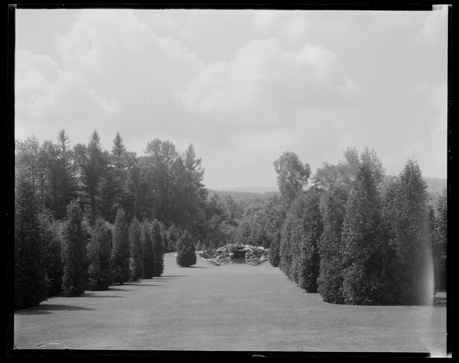 Groton Place: rock pool landscape. about 1930–1936.