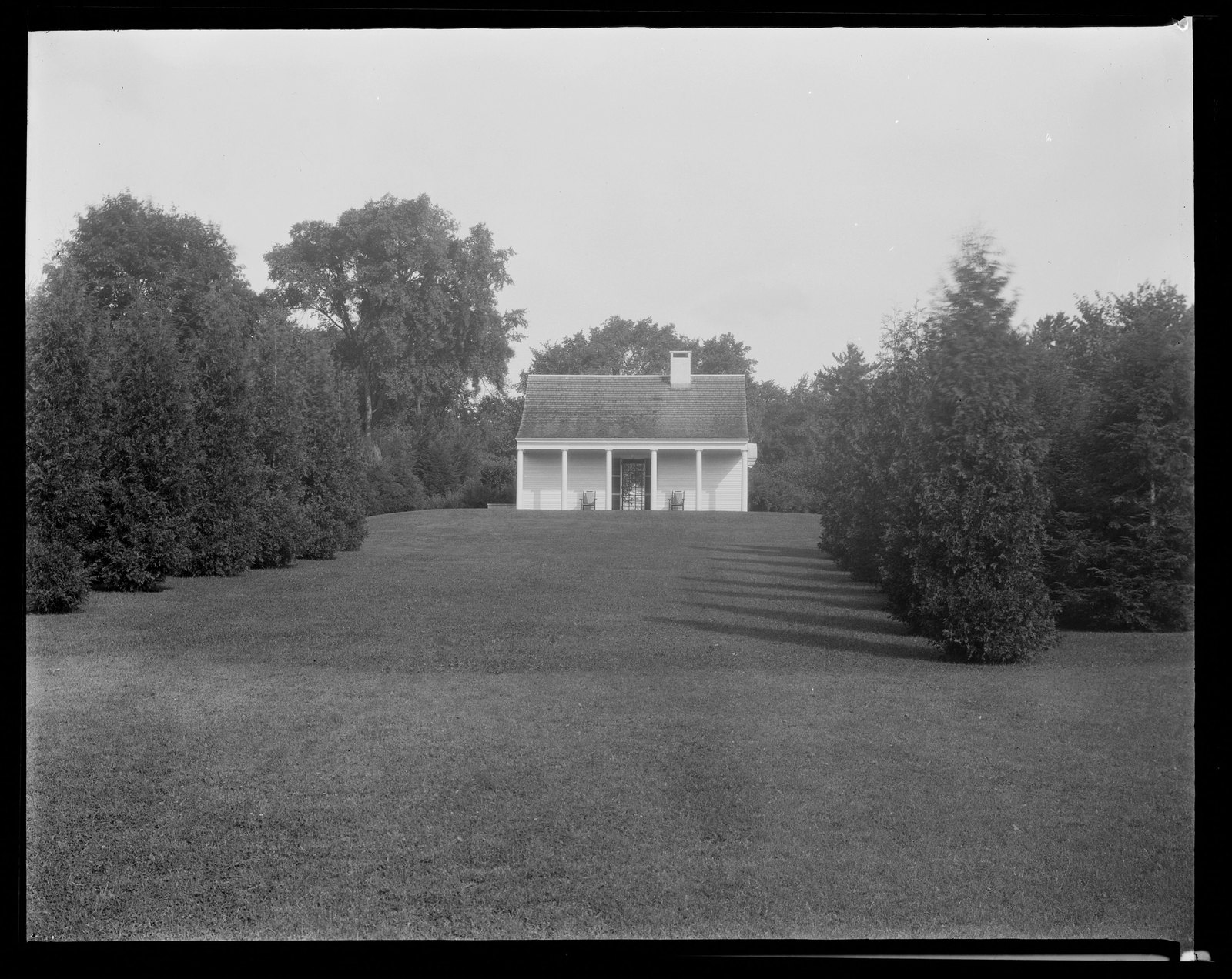 Groton Place: outbuilding. about 1930–1936.