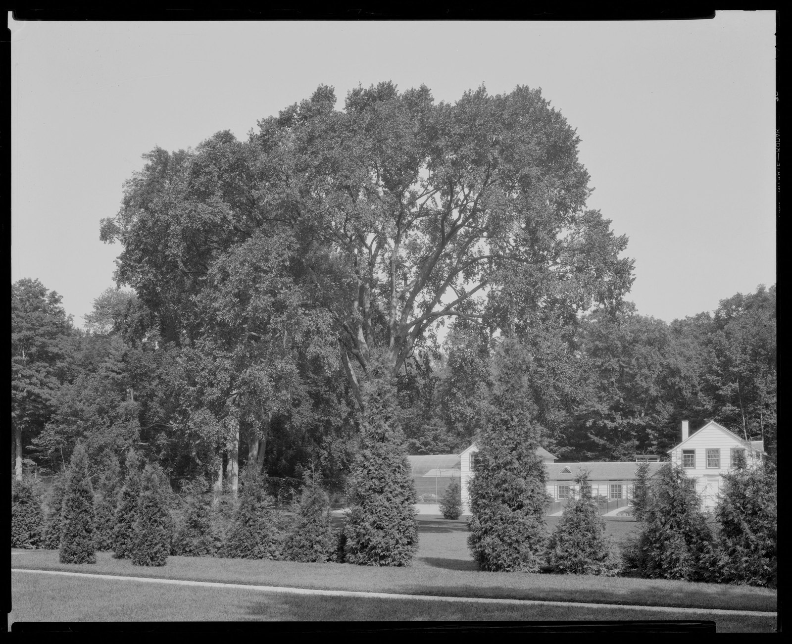 Groton Place: outbuilding. about 1930–1936.
