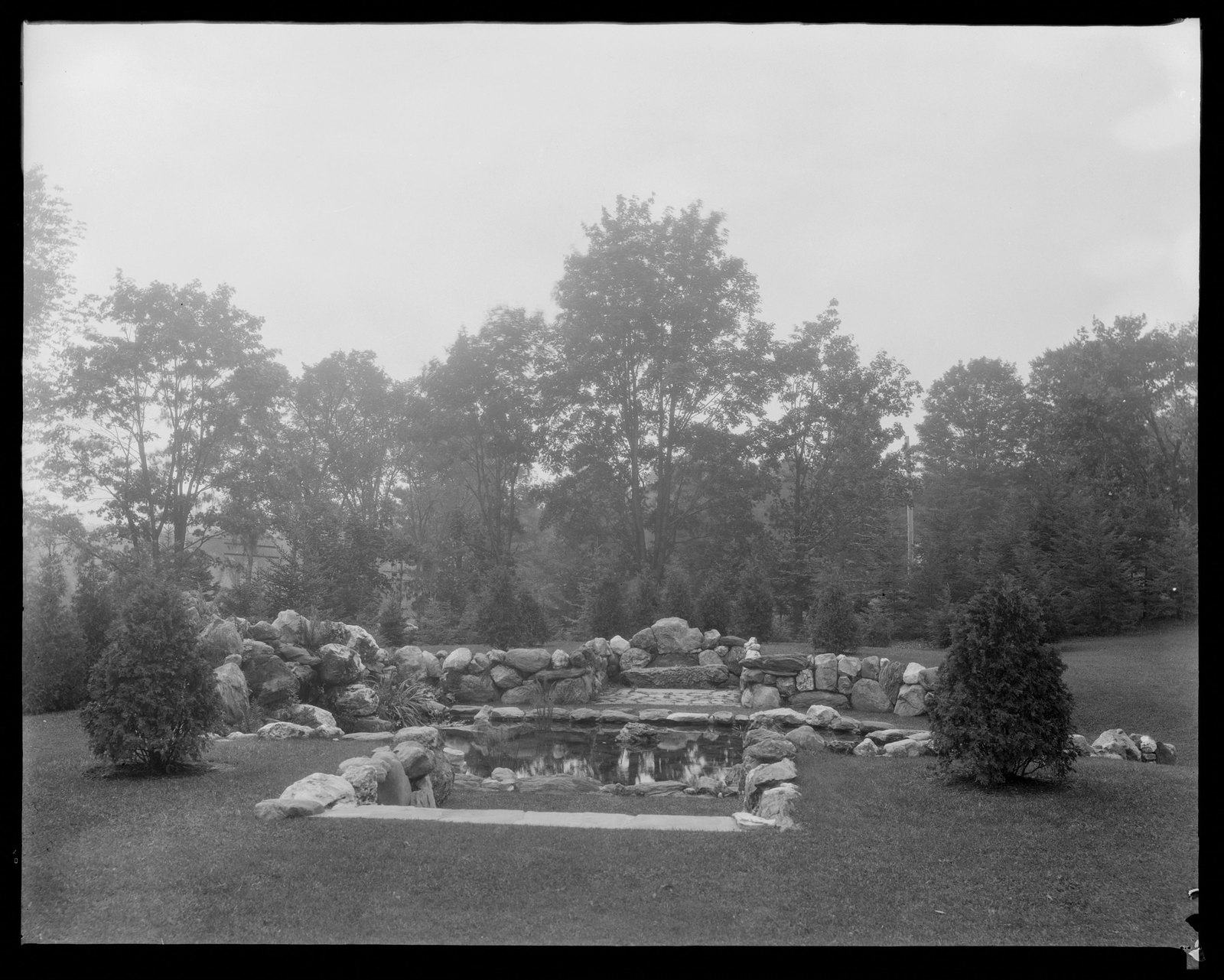 Groton Place: rock pool landscape. about 1930–1936.