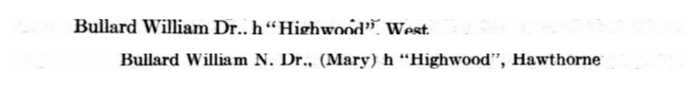 Above: the Lenox section, printed page 184. Below: the Stockbridge section, printed page 278. The same house, the same owner, two streets and two versions of the name.