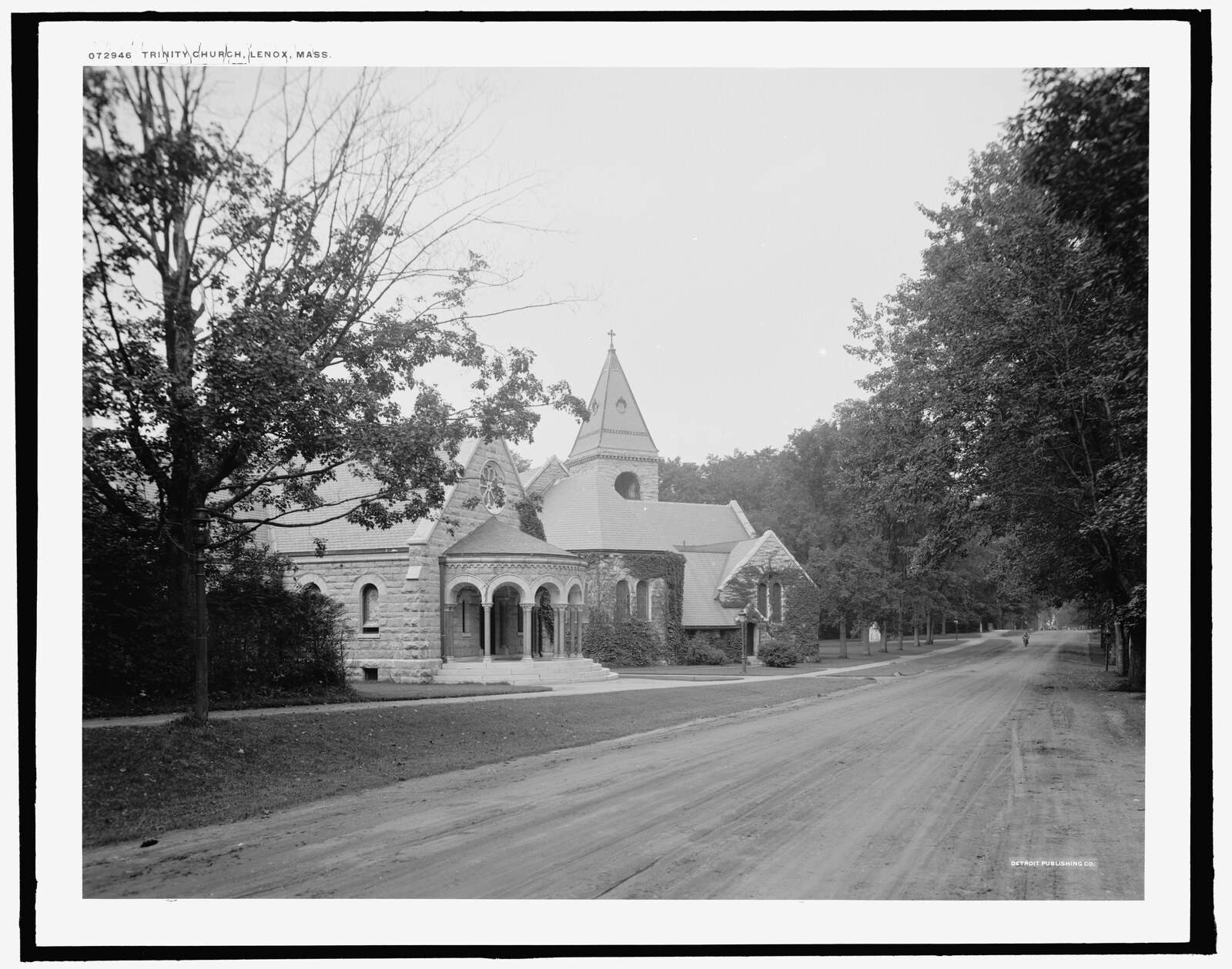 “Trinity Church, Lenox, Mass.” Negative 072946, catalogued 1910.