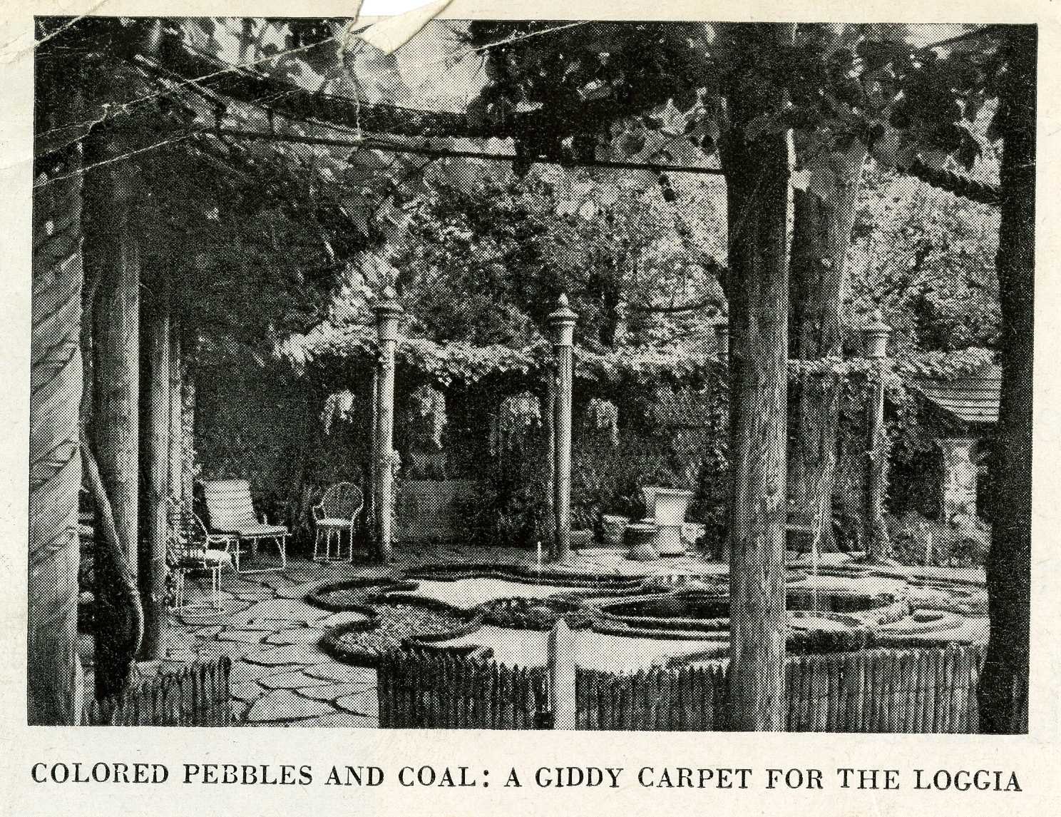 “Sculptured to the shape of distant Bear Mountain” — the south lawn.