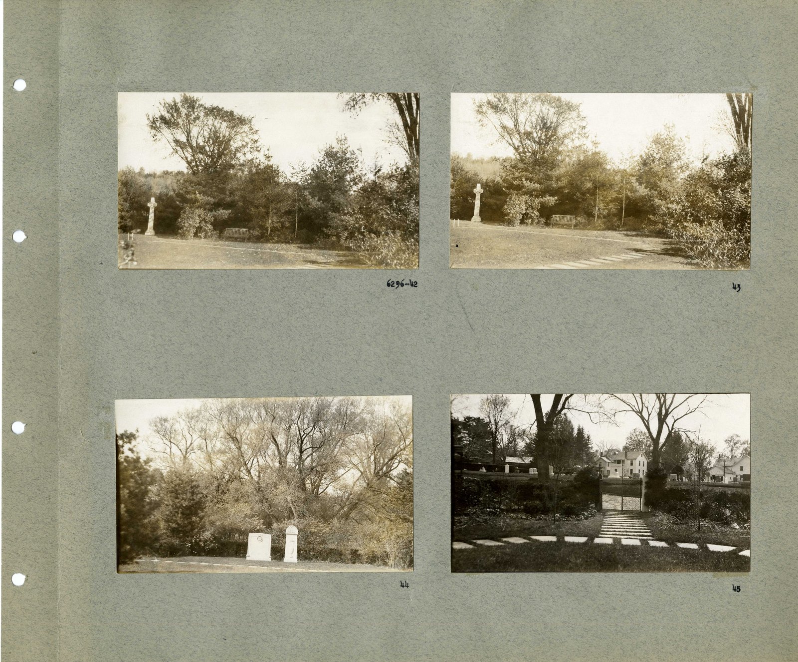 Album page: the lot in its setting.