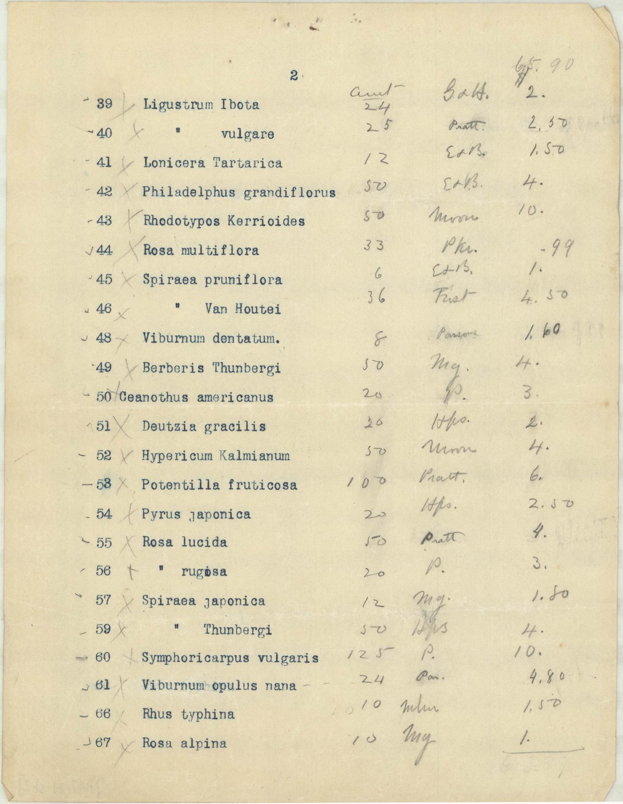 Job 01147, plan Z1, sheet 2, 27 January 1891. The second page of the same list.