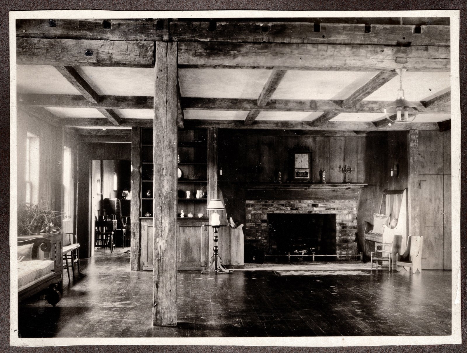 The long room, looking toward the fireplace.