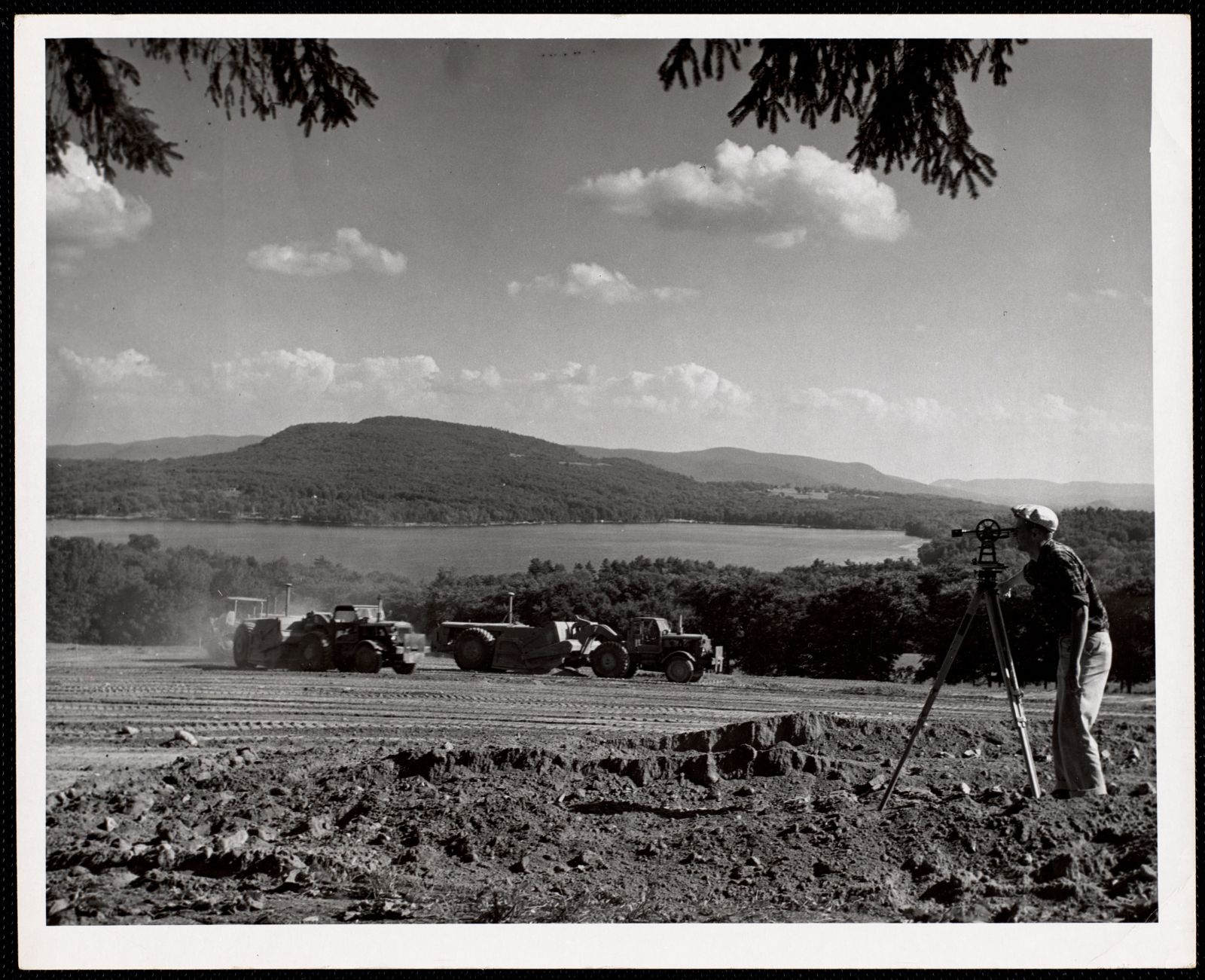 Shadowbrook construction. about 1957.