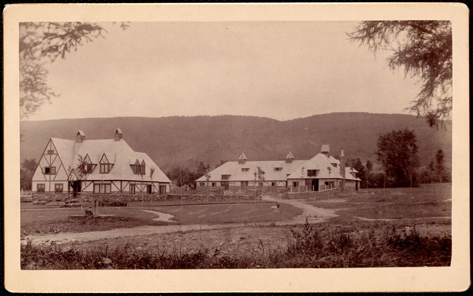 Shadow Brook: farm buildings. about 1891–1893.